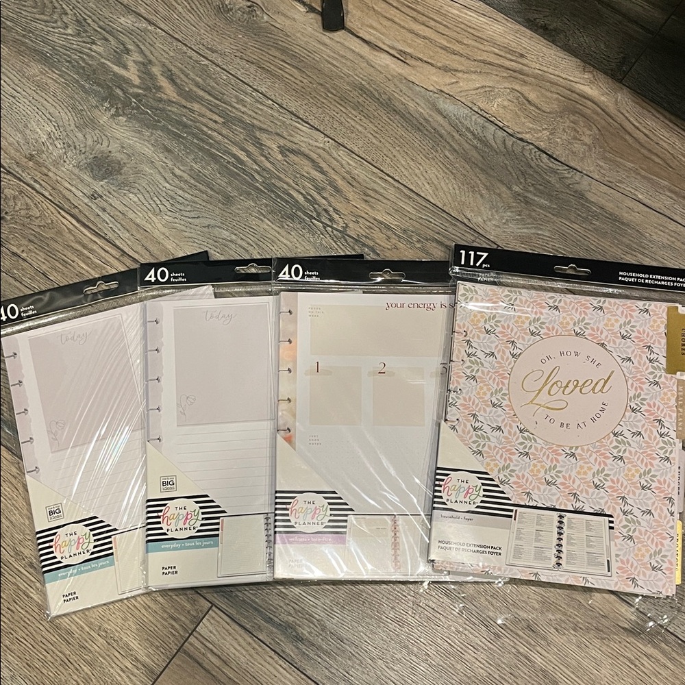 The Happy Planner 4 insert packages HP classic